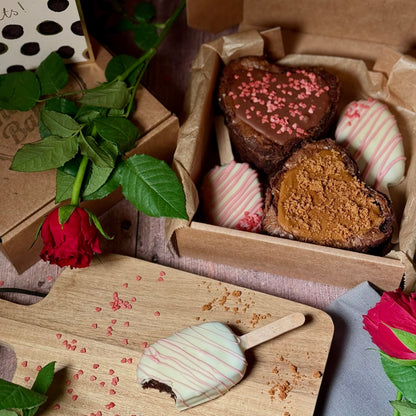 Valentine’s Brownie Heart Box 💖