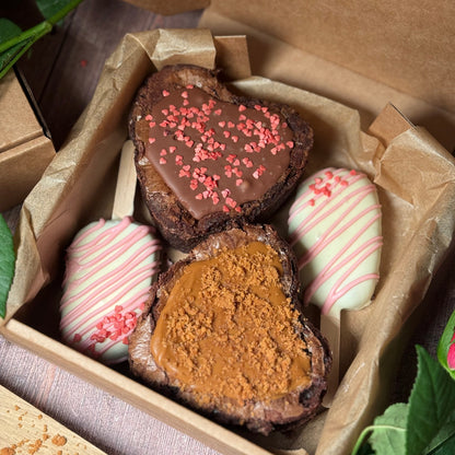 Valentine’s Brownie Heart Box 💖